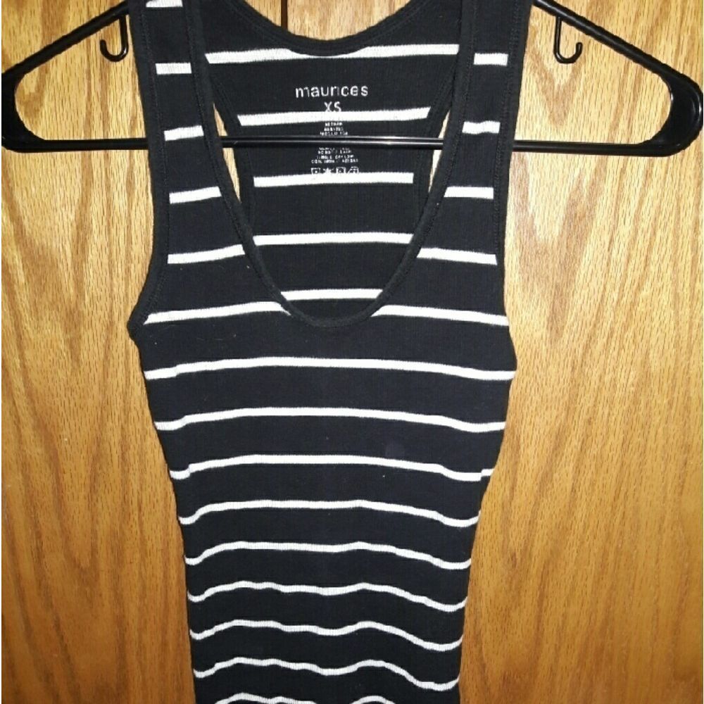 Maurices striped tank top